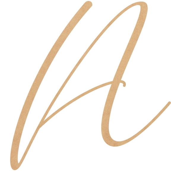 MDF Wooden Letter A, Craft Alphabet 10'' Tall Home Décor, Bellany