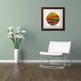 thumbnail image 3 of Trademark Fine Art "Round 4.0" Canvas Art by Michelle Calkins, White Matte, Wood Frame, 3 of 4