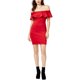 thumbnail image 1 of Vestido ajustado Simple de una Línea GUESS rojo mediano estilo A-line Bodycon, 1 of 1