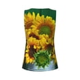 thumbnail image 5 of Easygdp Sunflowers in Bucket Women's Workout Tank Top, Running Top, Hiking Shirt, Quick-Dry for Running, Yoga, Hiking - Large, 5 of 9