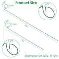 thumbnail image 5 of 10Pcs 16in Plant Support Stakes Garden Flower Single Stem Support Stake Iron Plant Cage Support Ring For Tomatoes Orchid Lily Peony Rose Flower Amaryllis Iris Stem, 5 of 8