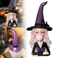 thumbnail image 2 of PPKVUFD Mystical Whimsical Witch Blowing Bubble Gum with Skull and Bow Halloween Décor, Witchcraft Collectible, Unique Home & Office Decoration, 2 of 9