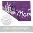 thumbnail image 5 of Gifts for Mom, Mom Blanket with Letter Prints, Birthday Gifts for Mom from Daughter Son, Mom Gifts on Mothers Day Christmas, Soft Throw Blanket 50" x 60", 5 of 7