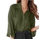 thumbnail image 2 of ICHUANYI Liquidación Blusa casual de manga larga con solapa para mujer ICHUANYI WER202308230860, 2 of 9