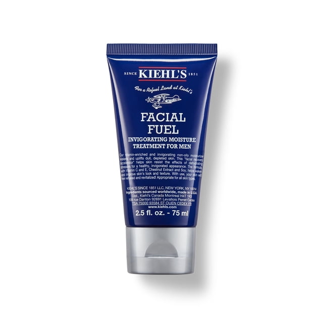 Kiehl’s Facial Fuel FPS 20 For Men- Crema Facial Hidratante para Hombre, Energiza, Protege, Refresca e Hidrata sin Dejar Sensación Grasosa, Protección Antioxidante con