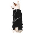 thumbnail image 1 of Fotbe French Bulldog Sudadera con Estampado para Perros Pequeños – Suéter con Capucha para Mascotas, Tela Suave de Forro Polar con Bolsillo-Large, 1 of 7