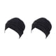 thumbnail image 1 of Qarigey Turbante para la cabeza, accesorios para el cabello, turbantes para el día de San Valentín para mujer, color negro Negro 2piezas, 1 of 6