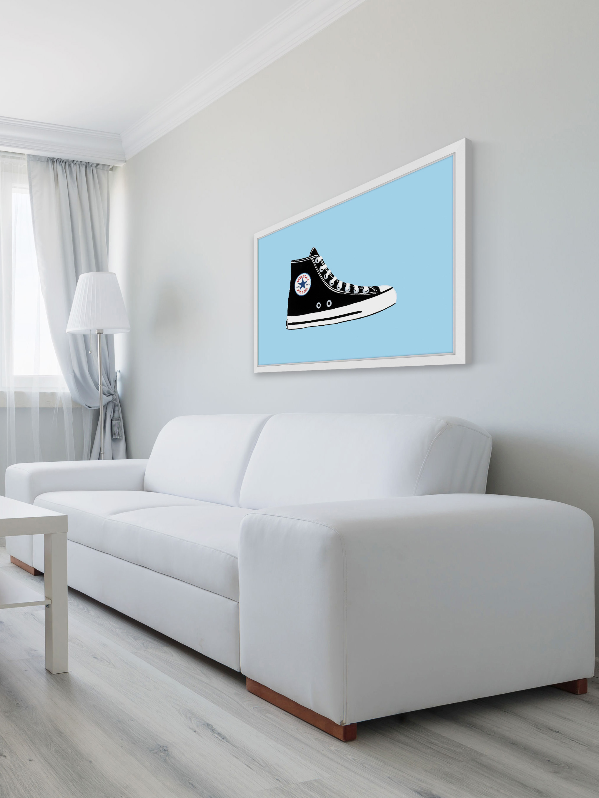 "Cool High Top" Framed Painting Print