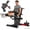 Black, variant on LNOW Multifunctional Leg Extension and Curl Machine, 800LB Seated Adjustable Leg Curl Machine and Lying Curl Machine for Home Gym, Fits Both 1" and 2" Weight Plates