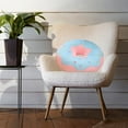 thumbnail image 3 of Vjnyvs Doughnut Back Stuffed Cushion Throw Pillow Sweet Donut Soft Stuffed Plush Pillow Simulation Food Sofa Chair Cushion (Pink), 3 of 7