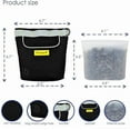 thumbnail image 2 of Raisingwell Dog Treat Pouch for Pet Walking and Training with Clicker 2 Cup Silicone Bag Small Fanny Pack Holder for Puppy Snack Dispenser Kit for Leash and Outdoor Use (Black), 2 of 5