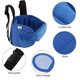 thumbnail image 2 of Soporte de cabeza de coche para bebé, asiento de seguridad para niños, suave y cómodo, reposacabezas ajustable para coche, almohada de seguridad para coche, para bebé, niño, adulto, azul Feliz Sencillez, 2 of 4