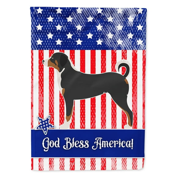 Carolines Treasures BB8369CHF Appenzeller Sennenhund American Flag Canvas House Size  Large multicolor