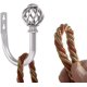 thumbnail image 3 of Juego de 2 bridas para cortinas XCF metal plateado, 3 of 4