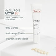 Avene Hyaluron Activ B3 Triple Correction Eye Cream - Hydrating Eye Cream - For Dark Circles & Puffy Eyes, 0.5 fl oz