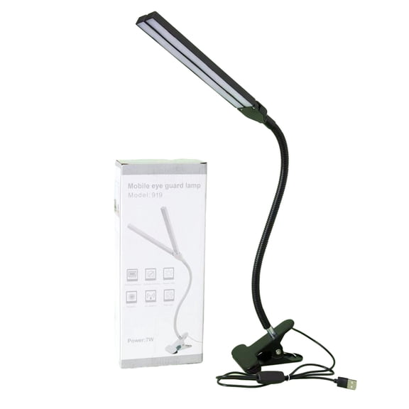 IPEWLEX 32 LED Adjustable Book Light with Dual Heads and Color Temperature Options for Reading in Bed
