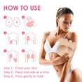 thumbnail image 3 of 2 Pairs Adhesive Invisible Bra, Sticky Backless Strapless Bra Nipple Covers for Women (D/E Cup), 3 of 8