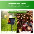 thumbnail image 3 of GooingTop Solar String Lights,30 FT 60LED Crystal Globe Outside Waterproof Solar Fairy Twinkle Lights for Garden Yard Pathway Patio Tree Landscape Decor,Yellow, 3 of 8