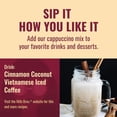 thumbnail image 3 of Hills Bros Instant Double Mocha Cappuccino Mix, Easy to Use, Enjoy Coffeehouse Flavor from Home, Frothy, Rich Chocolate, Brown, 16 Oz, 3 of 5