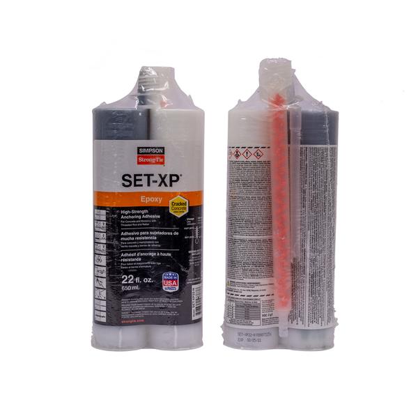 Simpson StrongTie SETXP Two Part Epoxy Concrete Anchoring Epoxy 22 oz