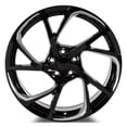 thumbnail image 2 of Set of 20" Gloss Black Milled HSX Style Wheels Compatible with Toyota Corolla, Prius (20x8, 45mm Offset), 2 of 3