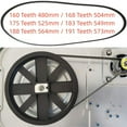 thumbnail image 5 of JINGT 160-191 Teeth 480-573mm Multiple Sizes Bread Maker Belt Kitchen Replace Repair 168T, 5 of 7
