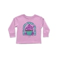 thumbnail image 3 of Blessed Girl Kids Long Sleeve T-Shirt Cupcake, Light Pink, XS, 3 of 4