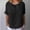 Black, variant on Tsesme Short Sleeve Shirts for Women Fashion Bow Tie Neck Solid Color Breathable T-Shirts Casual Fall Summer Tops