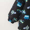 thumbnail image 6 of Gubotare Toddler Boys Fleece Hoodie Toddler Boys Vehicles Print Fleece Hooded Full-Zip Jacket 2-10 Years (Blue,2-3 Years), 6 of 9