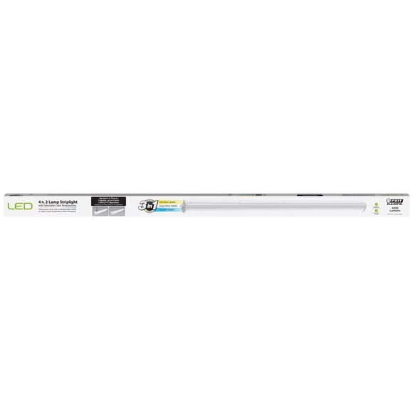 Luz LED blanca cableada Feit, 122 cm, 4500 lm, 42 W, 120 V