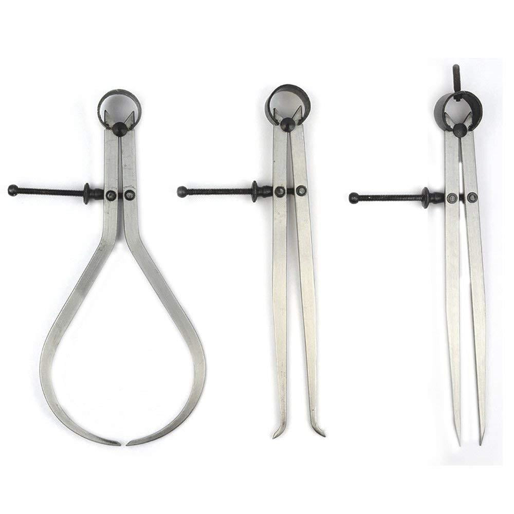 19053C 3 Pieces 8Inch Spring Caliper / Divider Set, Big Horn outside