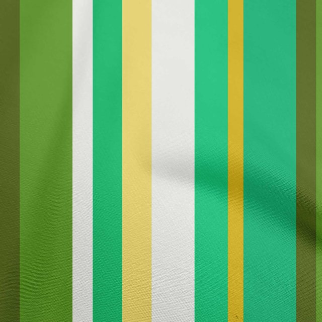 oneOone Tissu en Coton Flex Vert Mer Rayé Tissu pour Robe Tissu Imprimé au Mètre 40 Pouces de Large