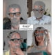 thumbnail image 2 of 100% Anti-blue Light Blocking Computer Glasses,large Fit Over Reading And Glasses With Extra Amber Lens Better Sleep, Black Red-xinhan -gt, 2 of 5