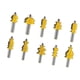 thumbnail image 3 of Brocas de enrutador 10PCS 1/2 Shank shamjiam Herramienta para cortar, 3 of 8