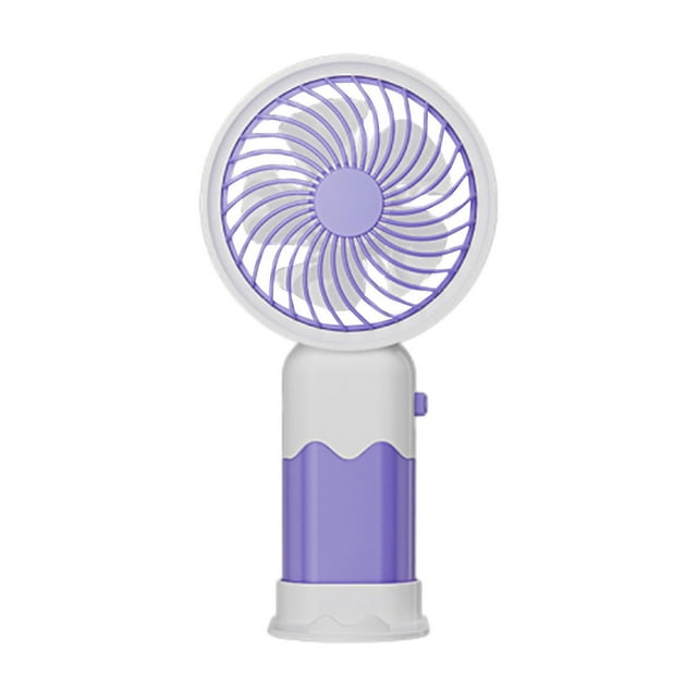 Mini Handheld Fan USB Rechargeable, Portable Handheld Fan with Phone Holder, USB Fan for Outdoor Camping, Personal Cooling Fan Rechargeable for Travel and Home