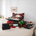 thumbnail image 6 of Manfei Santa Claus Twin Bedding Sets 7 Pieces for Kids, Christmas Tree Bedding Comforter Set, Gingerbread House Sheet Sets, Breathable Home Decor, 6 of 8