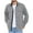 Gray, variant on Men's Casual Shirt Jacket Lightweight Shacket Jacket Quilted Button Down Jackets Gray
