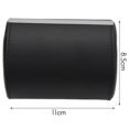 thumbnail image 2 of 4X Black Necktie Neck Tie Storage Case Travel Gift Box Cylinder Shape, 2 of 8