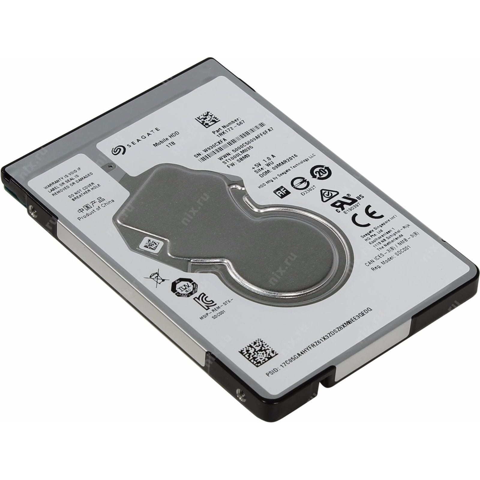 Seagate Mobile HDD 1 Terabyte 1TB SATA 600 5400RPM 128MB 2 5 Hard 