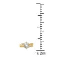 thumbnail image 5 of Aonejewelry Engagement Rings for Women 0.70 Carat Diamond Bridal Set Engagement Ring In 10K Solid White & Yellow Gold, 5 of 5