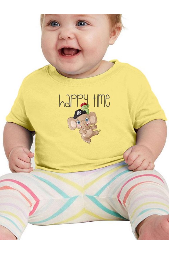Happy Pirate Time T-Shirt Infant -Image by Shutterstock,  12 Months