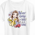 thumbnail image 3 of Disney Princess - Belle Never Judge A Book - Women's Short Sleeve Graphic T-Shirt, 3 of 5