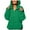 Green, variant on GEWSEY Women's Quilted Pullover Puffer Jacket Packable Hooded Oversize Winter Coat Tops (Orange, XXL)