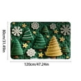 thumbnail image 3 of Hometravel Large Christmas Floor Mat, Holiday Themed Rug for Living Spaces, 120x80cm Decorative Carpet for Bedroom and Kitchen Seasonal Decor, 3 of 7