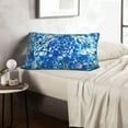 thumbnail image 6 of Lsque Vibrant Blue Floral Pattern Pillow Case – Soft & Cozy Throw Pillow Cover, Hypoallergenic Cushion Case for Sleeping Women with Envelope Closure-20"x30", 6 of 6