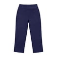 thumbnail image 6 of Gytharion Women's Capris Yoga Pants Straight-leg Elastic Waist Leggings Solid Color Stretchy Workout Yoga Pants with Pockets, 6 of 6