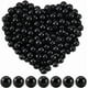 thumbnail image 1 of 1000 cuentas de perla negra de 6 mm, redondas de plástico, perlas de imitación redondas con agujeros, espaciador suelto., 1 of 7