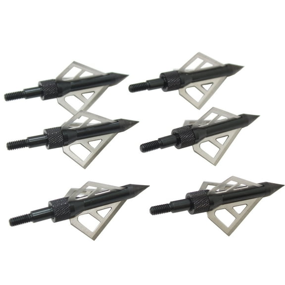 SAS 3-Blade Sharp Hunting Fixed Broadhead Arrow Tips 125Gr or 100Gr - 12/Pack