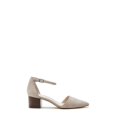 thumbnail image 4 of Sole Society Women's KATARINA Ankle Strap Stacked Heel Pumps Shoes TAUPE (TAUPE, 7.5), 4 of 6