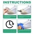 thumbnail image 4 of Xihbxyly Despacho de Almacén Caja Abierta Gel Limpiador Blanqueador Zapatos Limpiador Zapatos Blancos Limpiador Zapatos Deportivos Desechable Portátil Espuma Descontaminante y Antiamarilleo Limpiador, 4 of 7
